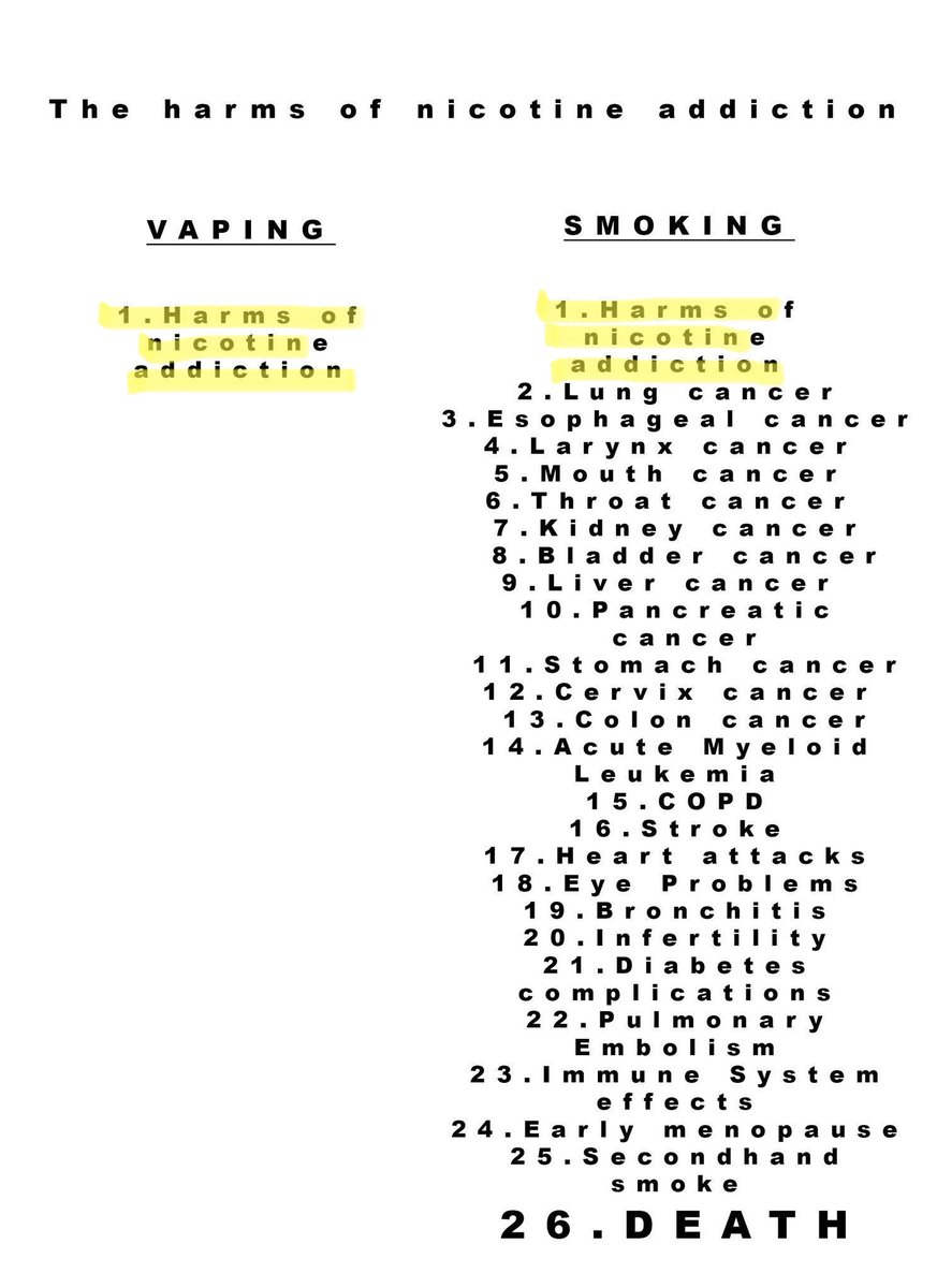 HansPeterAlbre1's tweet image. No nicotine-naive human should start.
- "addiction"
- "industry" (#ploy like Bloomberg Philanthropy Industrial Anti-Harm Reduction Complex)
-' vaping'  called by ...  nhs.uk/better-health/…
There is no [combusted] tobacco in vapour.🤔
(RYou sure you're not a hater?)