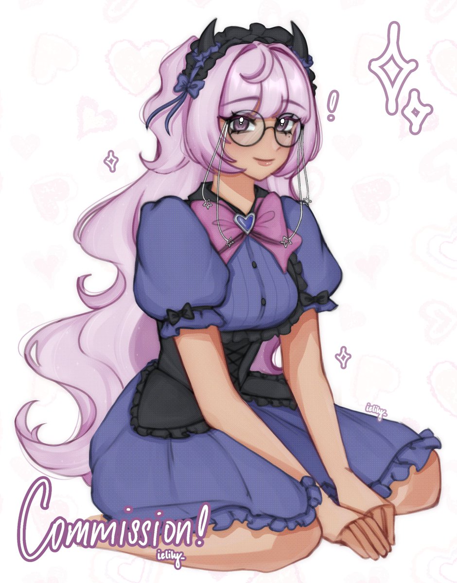 ielily_'s tweet photo. more colored sketch comms !! my 3rd time drawing pretty khoi amari (and nagito!) #art #artmoots https://t.co/ohXJdMZO6G