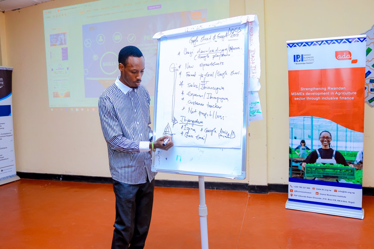 BusinessImanzi's tweet image. Day 6️⃣ began with a quick reflection on key lessons from Day 5️⃣ 🌱

Participants shared powerful insights on the importance of digital skills and proper data management in strengthening agri-business operations and growth. 📊💻

#AgriMSMEs #DataManagement #DigitalSkills