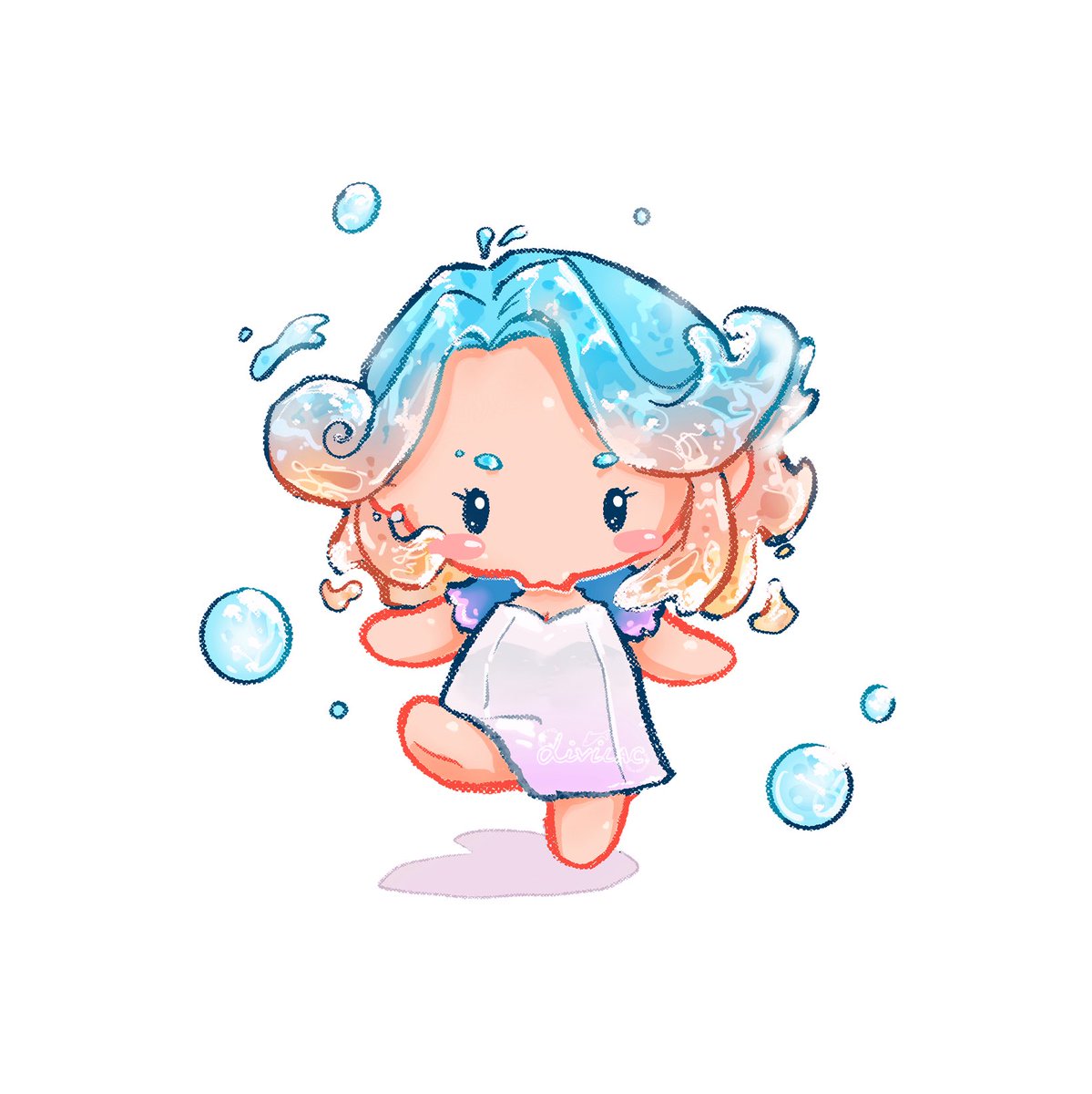 Livilali's tweet photo. Blub blub 🫧 I’m back °•
#DigitalArtist #digitalart https://t.co/Qws7dLH6mZ