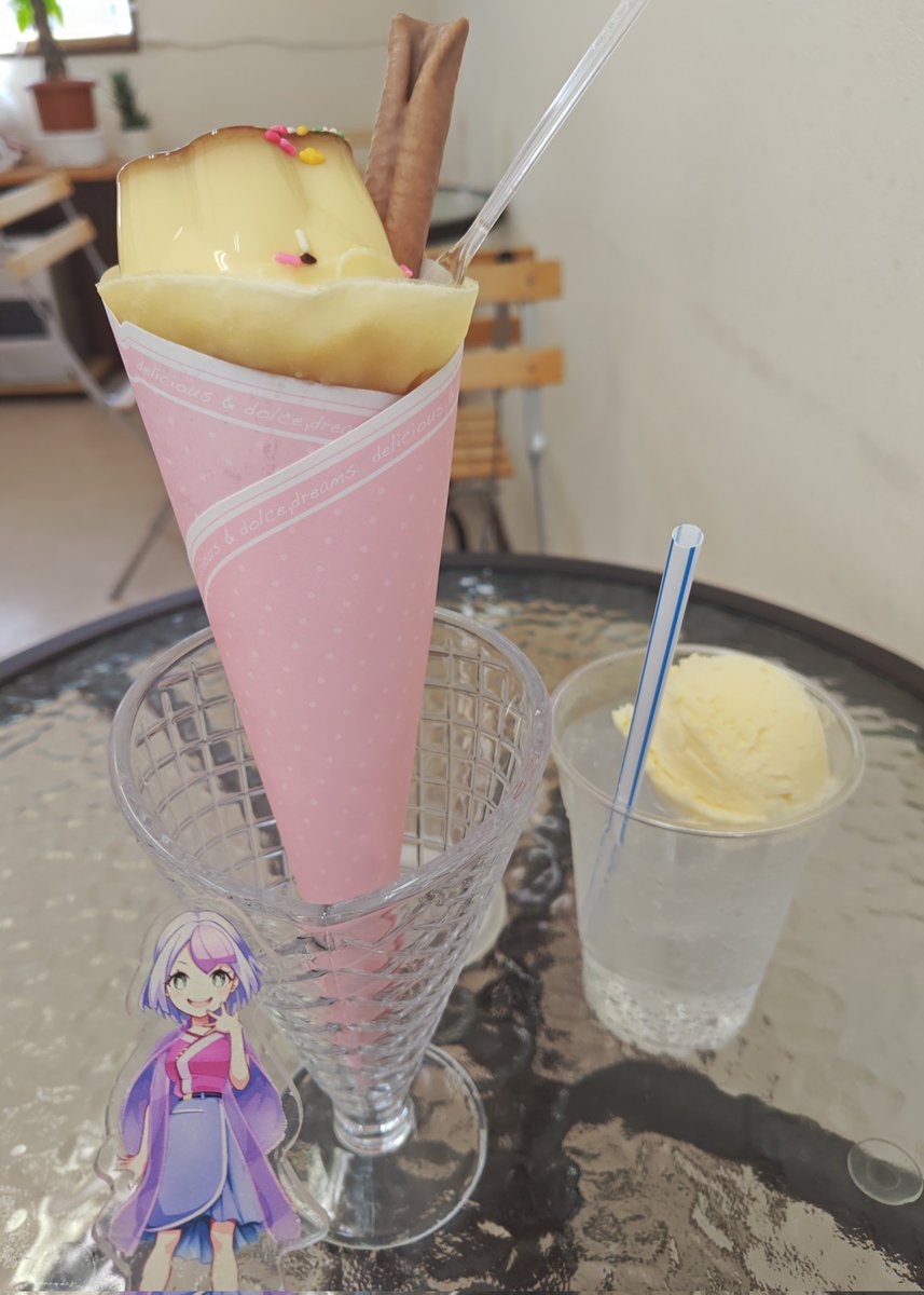 那須塩原市のクレープ屋さんシャンスでクレープ(⁠ノ⁠^⁠_⁠^⁠)⁠ノ #さく