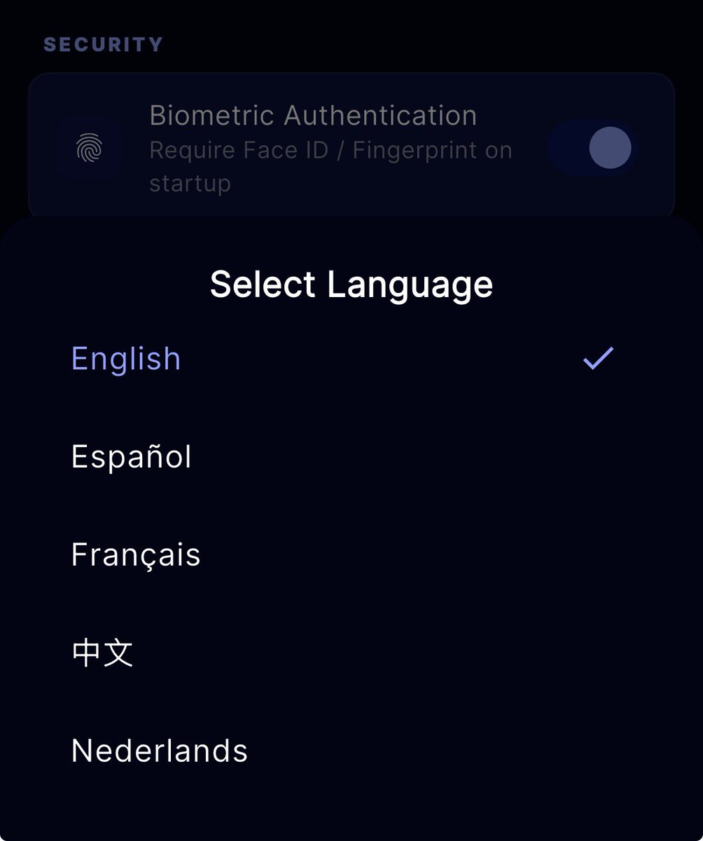 In the latest release of the $Xeris wallet apps, users can now select their preferred language for an enhanced and personalized experience.

The team is actively implementing additional features to ensure the wallets achieve full functionality in preparation for the mainnet