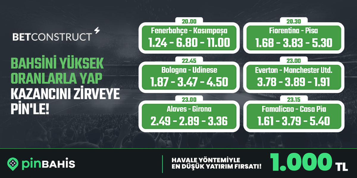 PinOfficialTr's tweet image. 📈 BU HAFTA PAZARTESİ MAÇLARINDA DA PİNBAHİS'İN ORANLARI ZİRVEDE!

💸 En yüksek oranlarla büyük kazanç fırsatlarını yakalamak için hemen bahsini yap t2m.io/smkyt

🗓 23.02.2026