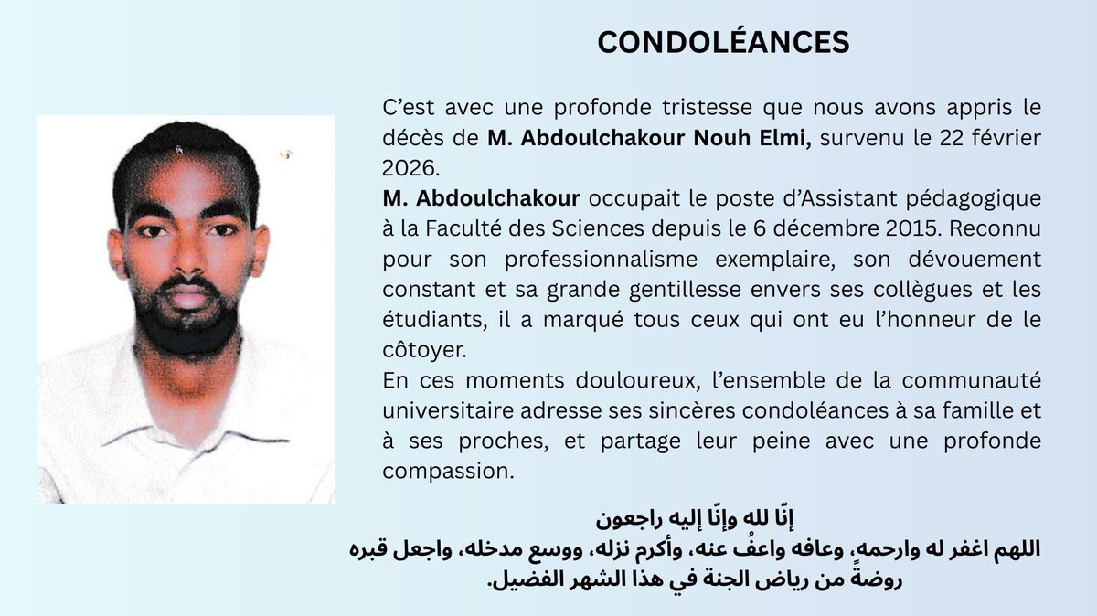 Université Djibouti tweet media