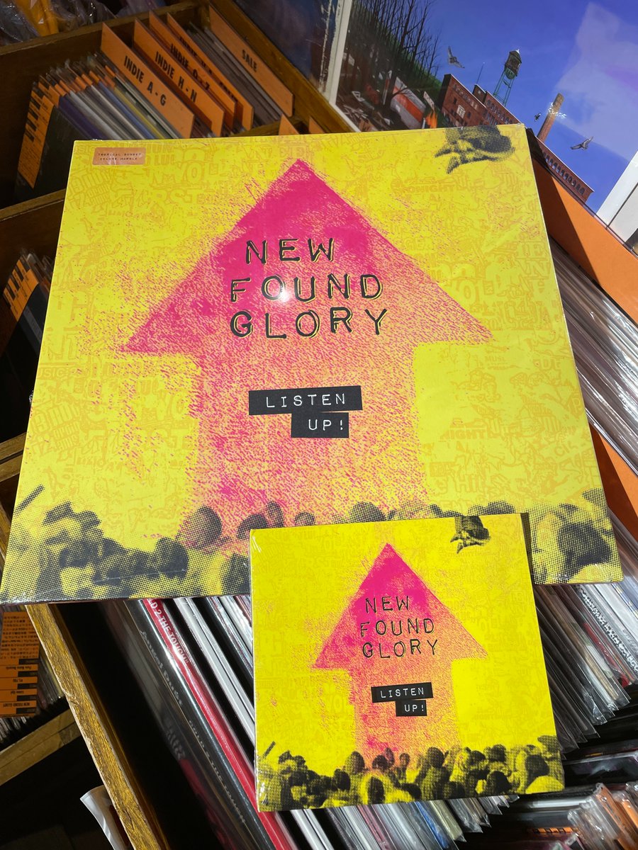 NEW FOUND GLORYのニューアルバム「LISTEN UP!」は好評につき初回入荷
