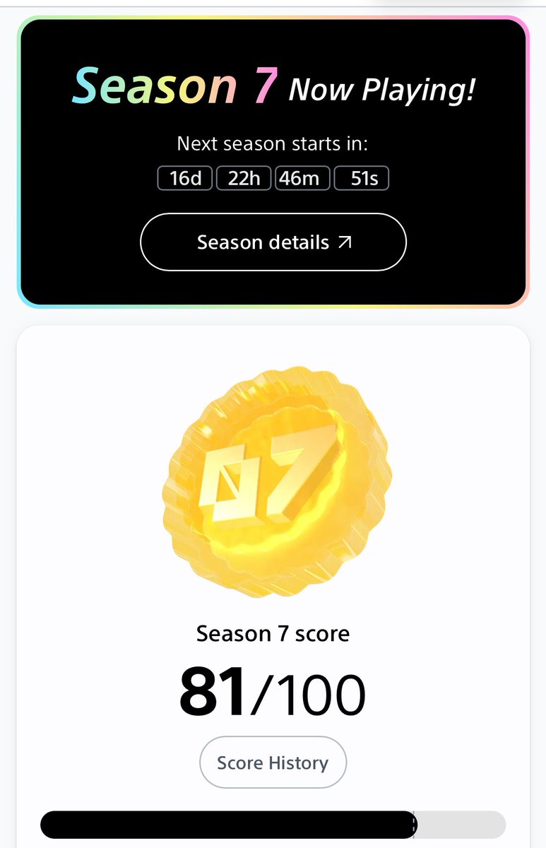 hlosnitskyi's tweet photo. Season 7 grind continues.
81/100 secured.
Next milestone: 90+.
SBT > airdrop meta.
Consistency > hype.
Locked in on @soneium.
#SoneiumScore #Layer2 #OPStack
@StartaleGroup @Optimism https://t.co/httJqAgSJd