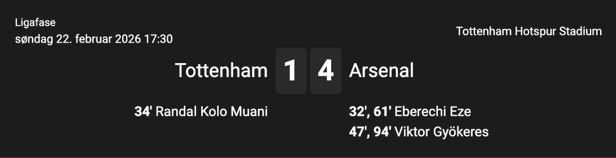 BoldBergamotte's tweet photo. Manager bounce udeblev, og Arsenal vandt igen 4-1 over Tottenham, som nu nærmer sig nedrykningsstregen.
🔴 Viktor Gyökeres +364.000 ⏫
🔴 Eberechi Eze +314.000 ⏫
🔴 Bukayo Saka +84.000 🔼
#holdetdk #pldk #premiermanager https://t.co/IMWtyY3Oq3