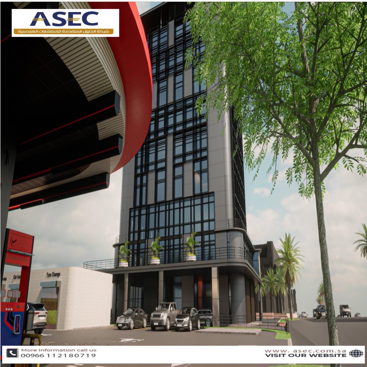 Solutionscoksa1's tweet photo. التصميم الخارجي لمبنى مكاتب🏢
أعمال التصميم المعماري ودراسة الواجهات لمشروع مبنى مكاتب وفق المعايير الهندسية الحديثة.
مقدمة لكم من شركة الحلول المتقدمة للاستشارات الهندسية 
للاستفسارات📞 :
0554068177 
أو عبر موقعنا الإلكتروني:
https://t.co/nQHcd0KLVq

#ASEC https://t.co/mlFDEKZubs