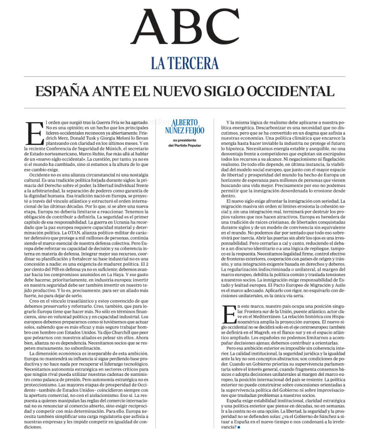 Alberto Núñez Feijóo tweet media