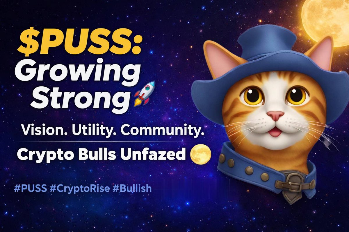 Innovation, strategy, and growth define $PUSS. Its approach combines real utility, community alignment, and a vision for sustainable blockchain development.