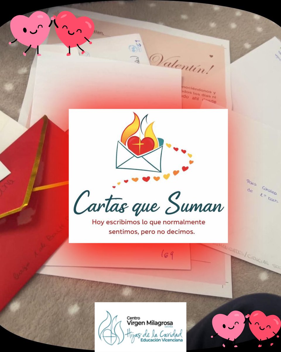 Cartas que Suman: palabras que construyen comunidad ✨
Con la actividad Cartas que Suman quisimos recordar que el amor y la amistad también se viven en el compañerismo, el respeto y el agradecimiento que compartimos cada día en el colegio.

#CartasQueSuman #EducaciónVicenciana