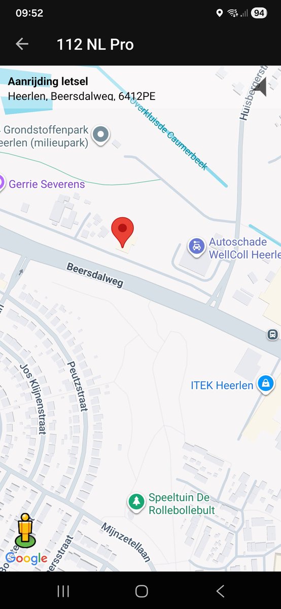 Aanrijding vermoedelijk met letsel in Heerlen