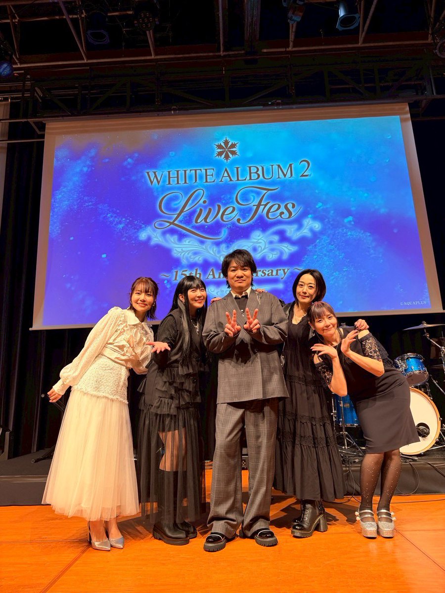 WHITE ALBUM2 Live Fes 15th 昼夜公演でそれぞれ歌、朗読劇