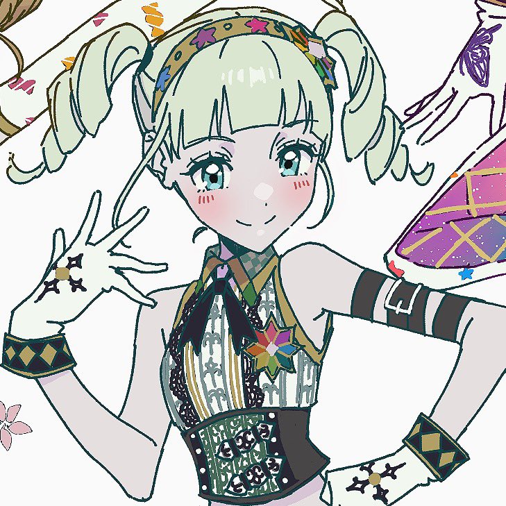 ユリカ様可愛く描けてすごく嬉しい