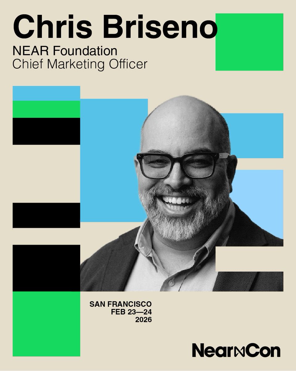 1/ 🔥 Kicking off at 10:55 AM PST: Chris Briseno (CMO, NEAR Foundation) with Welcome Remarks