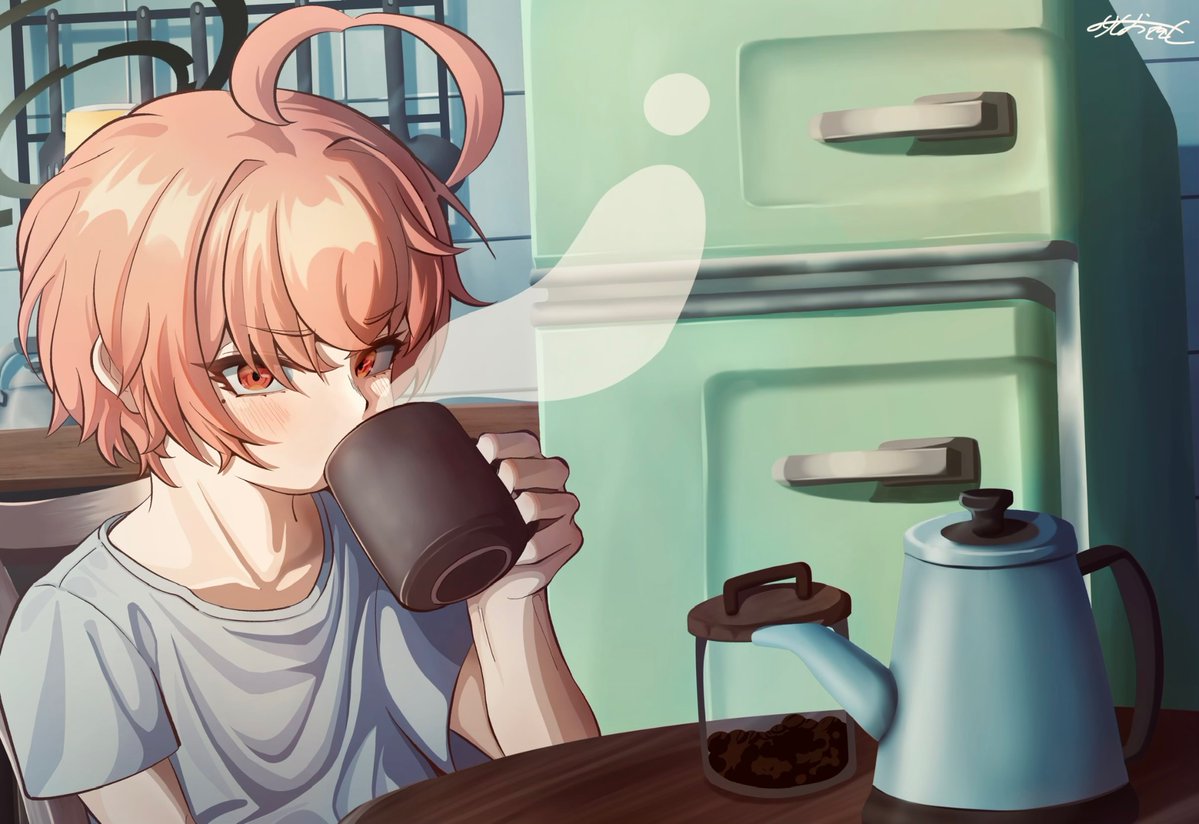 今朝のこと
#ブルアカ
#美甘ネル