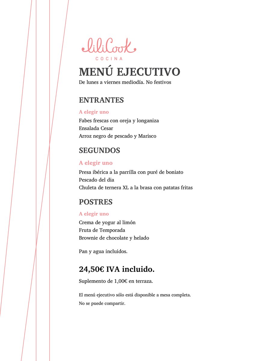 Entre semana también se come bien✨🍽️ Y la excusa perfecta es este Menú Ejecutivo de la última semana de febrero.
Porque no todo tiene que ser rápido, ni improvisado. A veces basta con una mesa puesta y varias opciones que apetecen.
📲 Reserva tu mesa y ven a probarlo.