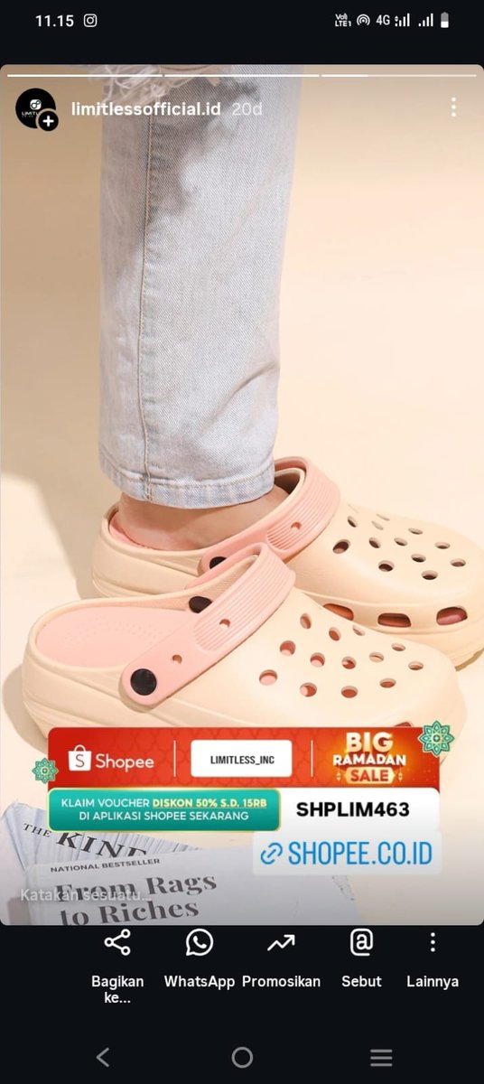 Bbyshna's tweet photo. Jangan lupa Klaim kode voucher shopee belanja 30rb Disc 50% - 15rb 
limitless_inc: SHPLIM463
https://t.co/hXVUiTO4ZZ
#racunshopee @id_racunshopee @racunshopejur https://t.co/TvOMXe30ug