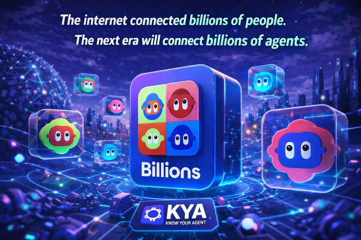 GBillions fam 💙 
G-Afternoon builders 💪

If the internet connected billions of people, the next era will connect billions of AI agents but only if trust and identity are built in from day one.

That’s exactly why KYA (Know Your Agent) matters.

Just like KYC verified users and