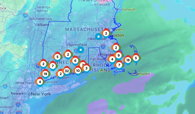 You can just see the advance of the storm with this <a href="/EversourceMA/">Eversource MA</a> <a href="/EversourceCT/">Eversource CT</a>  outage map. Be safe everyone. Locally, tune into <a href="/boston25/">Boston 25 News</a>. We start at 4:30a and will be with you all day.  #blizzard #BOSsnow #Boston25
