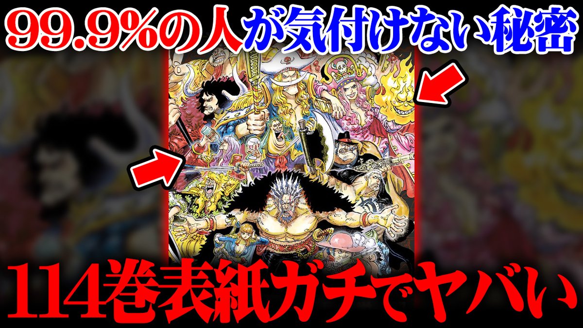動画更新！】 ワンピース114巻の表紙が公開！？ そこに隠された伏線と