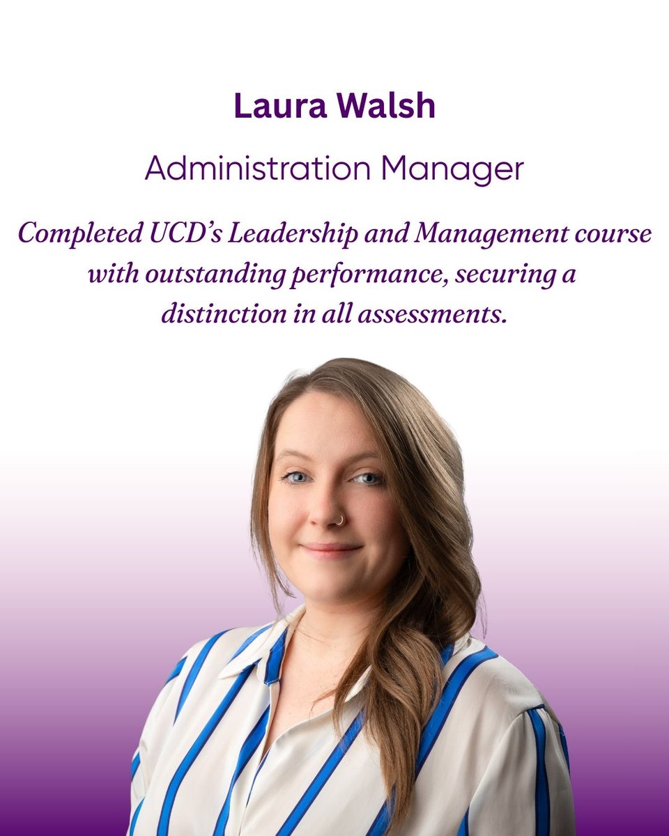 simsivf's tweet image. Staff Appreciation. 🙌

Laura has completed UCD’s Leadership and Management course with distinctions in every assessment, an amazing achievement.

Huge congratulations Laura, we are lucky to have you. ✨

#simsivf #fertilitysupport #fertilityireland #healthcare