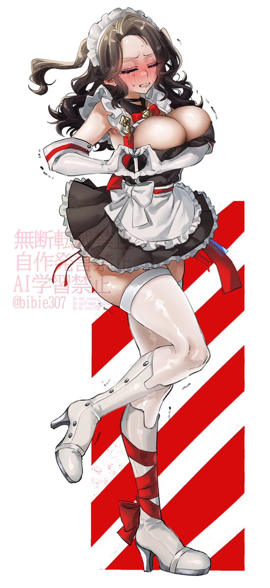 ふりふりメイドイングリッド落書き (タップ推奨)