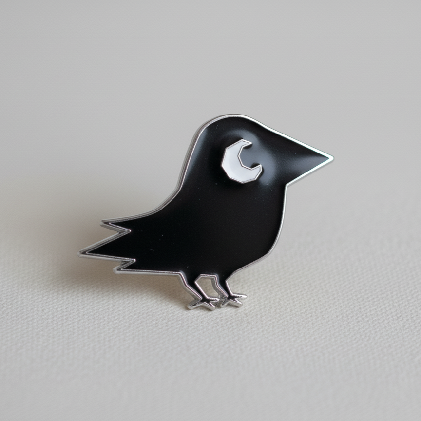 かげくろーピンバッジ発売中👀】 KAGENAZO公式キャラクター「かげくろ