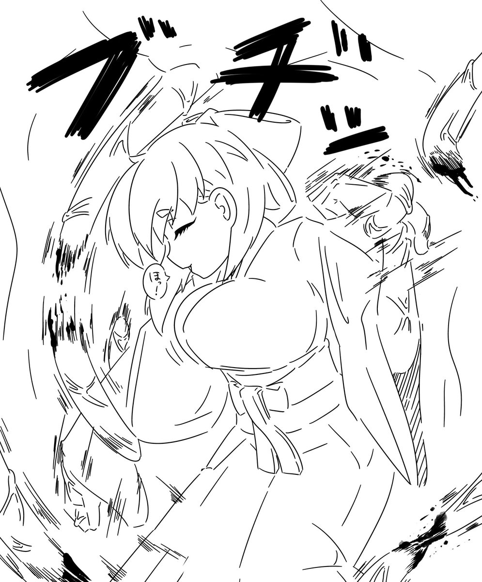 千夜さん続き、ちょっとずつ描いていきたいね 