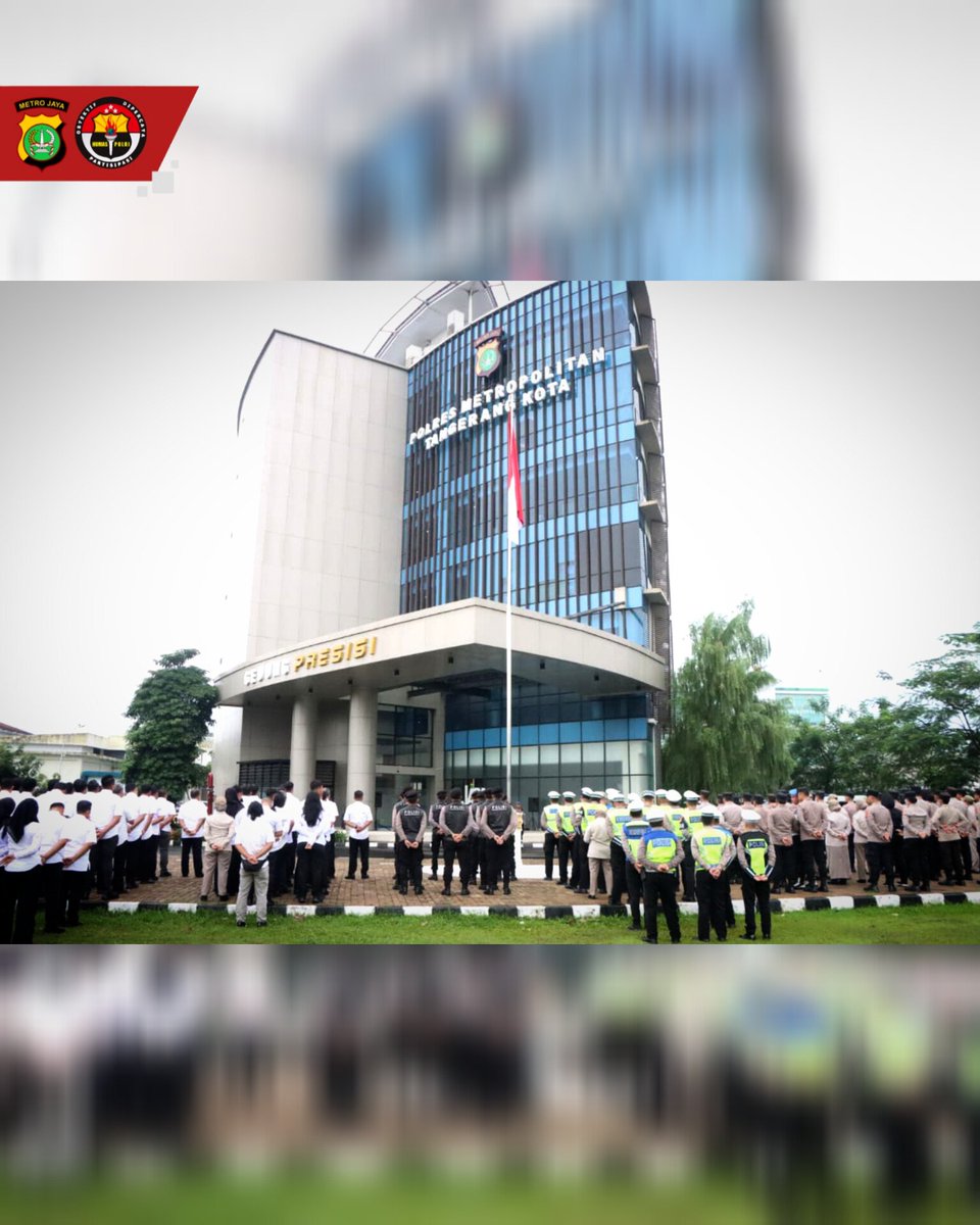 Polres Metro Tangerang Kota melaksanakan kegiatan Apel Pagi Personel pada Senin (23/02/2026) pukul 08.00 WIB bertempat di Lapangan Apel Depan Gedung Presisi Mako Polres Metro Tangerang Kota, Jl. Perintis Kemerdekaan II, Kel. Babakan, Kec./Kota Tangerang.