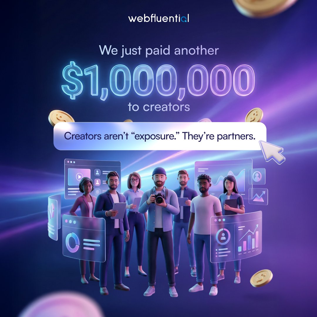 Webfluential tweet media