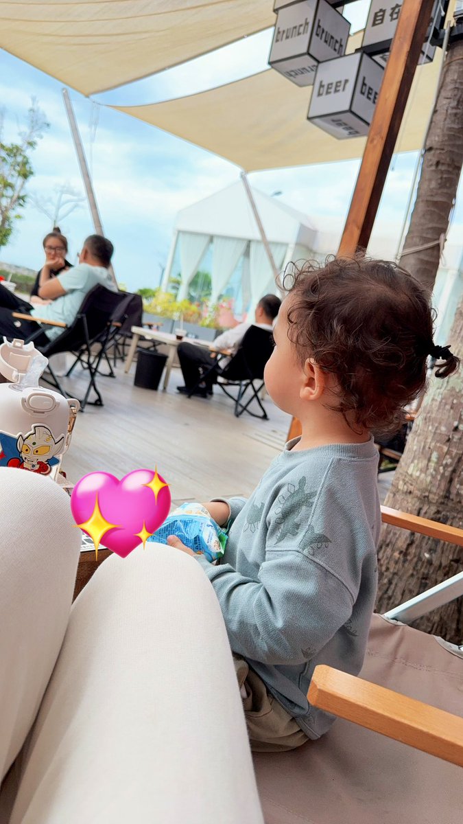 Sunshine by the ocean with my little sunshine💛