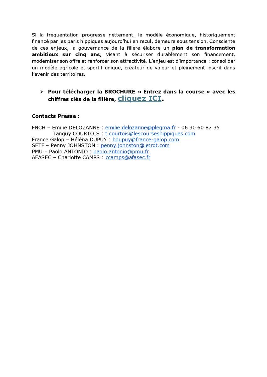 France Galop tweet media