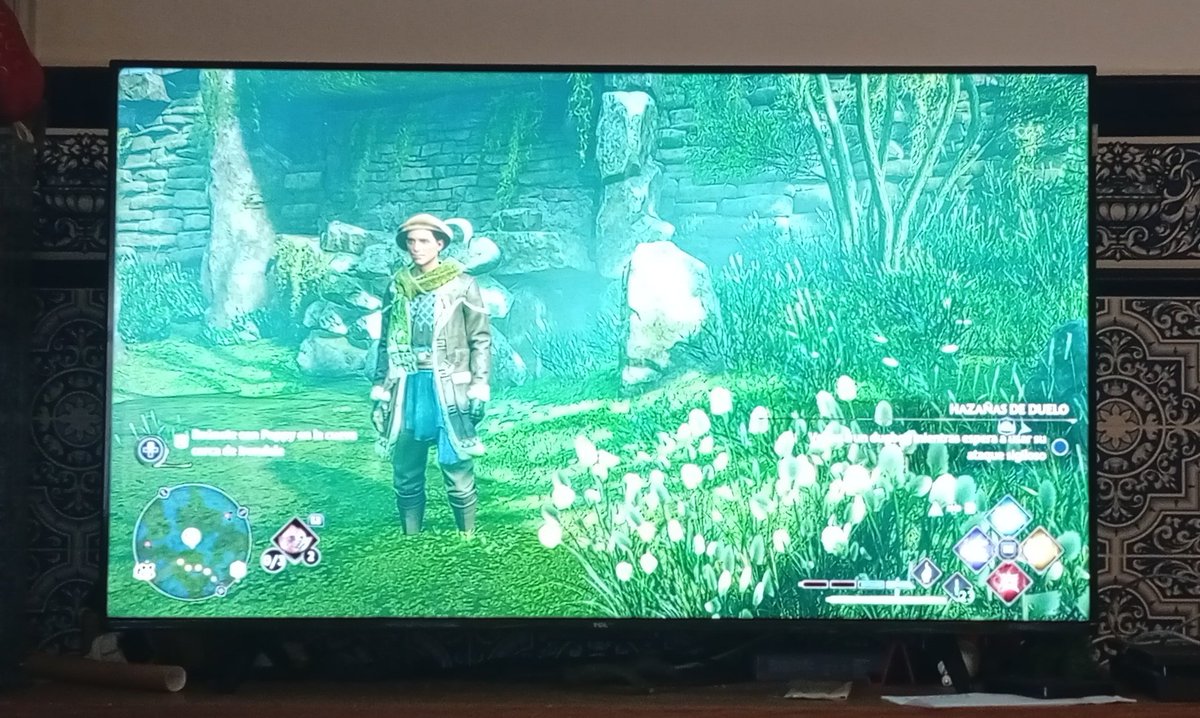 DemonykGamer81's tweet image. A aprovechar pa disfrutar de un buen vicio mañanero mientras la peque se echa la siesta. 🎮🏰 🪄🍹❄️ #HogwartsLegacy #PlayStation #PlayStation4 #Rockstar