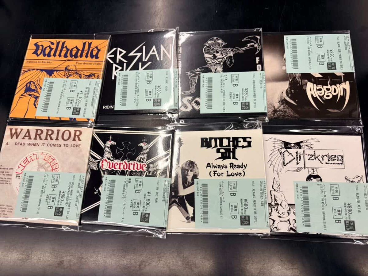 新着中古情報💿】 HARD ROCK/HEAVY METALの中古CDが、追加で100点以上