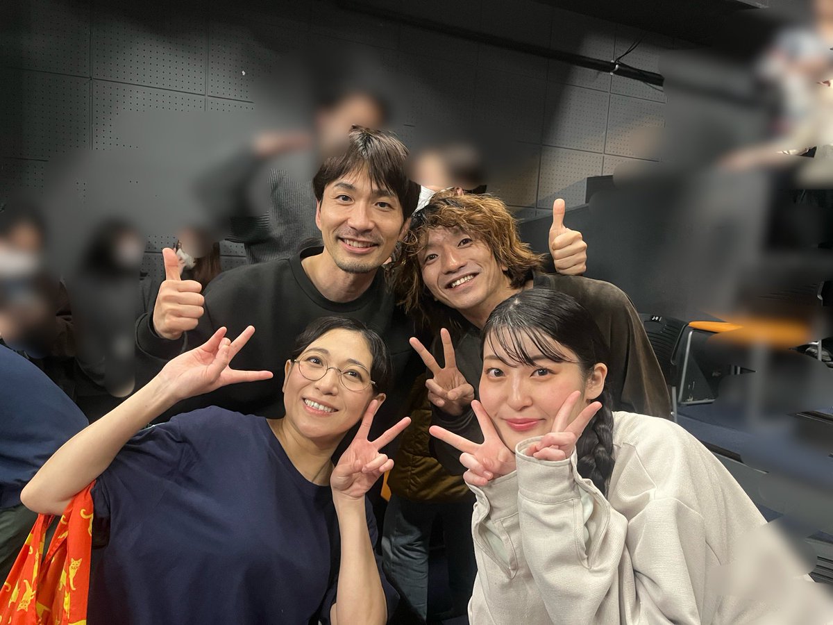 hayamiairi's tweet photo. 阿部さん、さえちゃんもお忙しい中観に来て下さり感謝です。
私たち3人は皆んな小動物を飼っているのです。うふふ。
写真は撮るの忘れてしまったけれどさらさん安田さんも観にきて下さりとっても感謝です✨
キャラメルメンバーと早くお芝居したいっ！ https://t.co/Y7evejxBdu