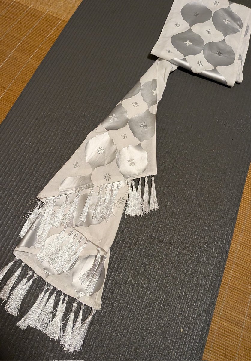 新春の切れっ端リメイクできた✨️