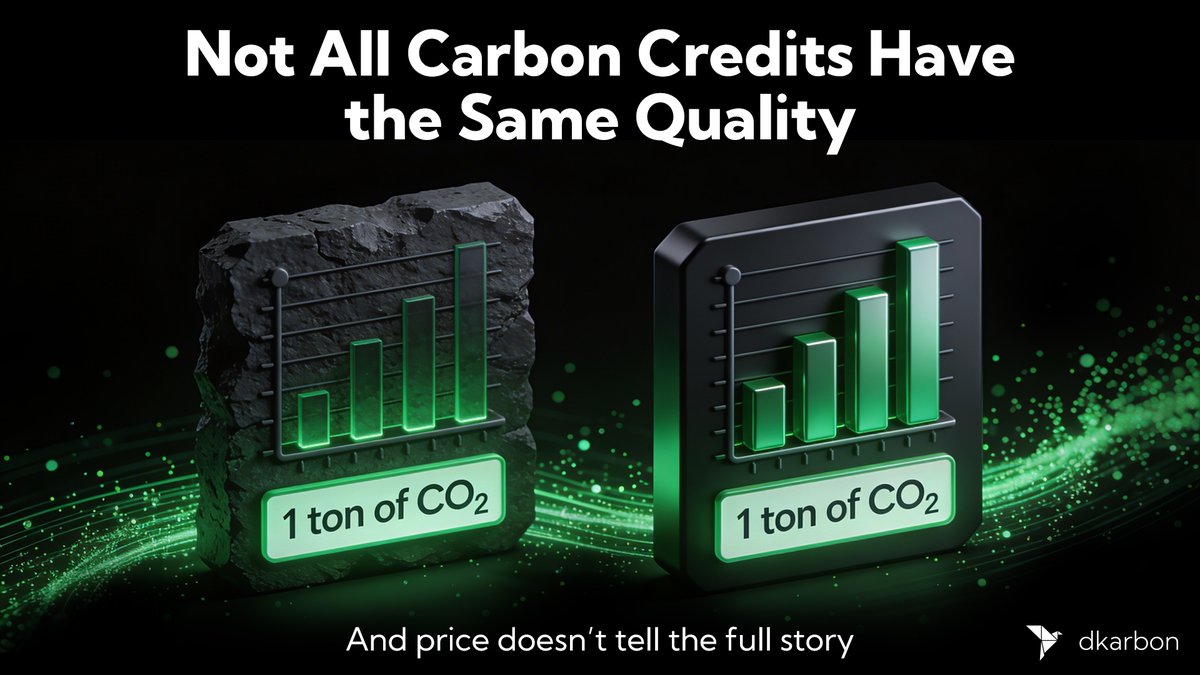 Why do carbon credits vary so much in quality?
Because quality depends on more than just CO₂ numbers.

It depends on:

• how the project is designed
• how impact is measured
• how permanence is ensured
• how verification is done

Two credits can represent “1 ton of CO₂” and
