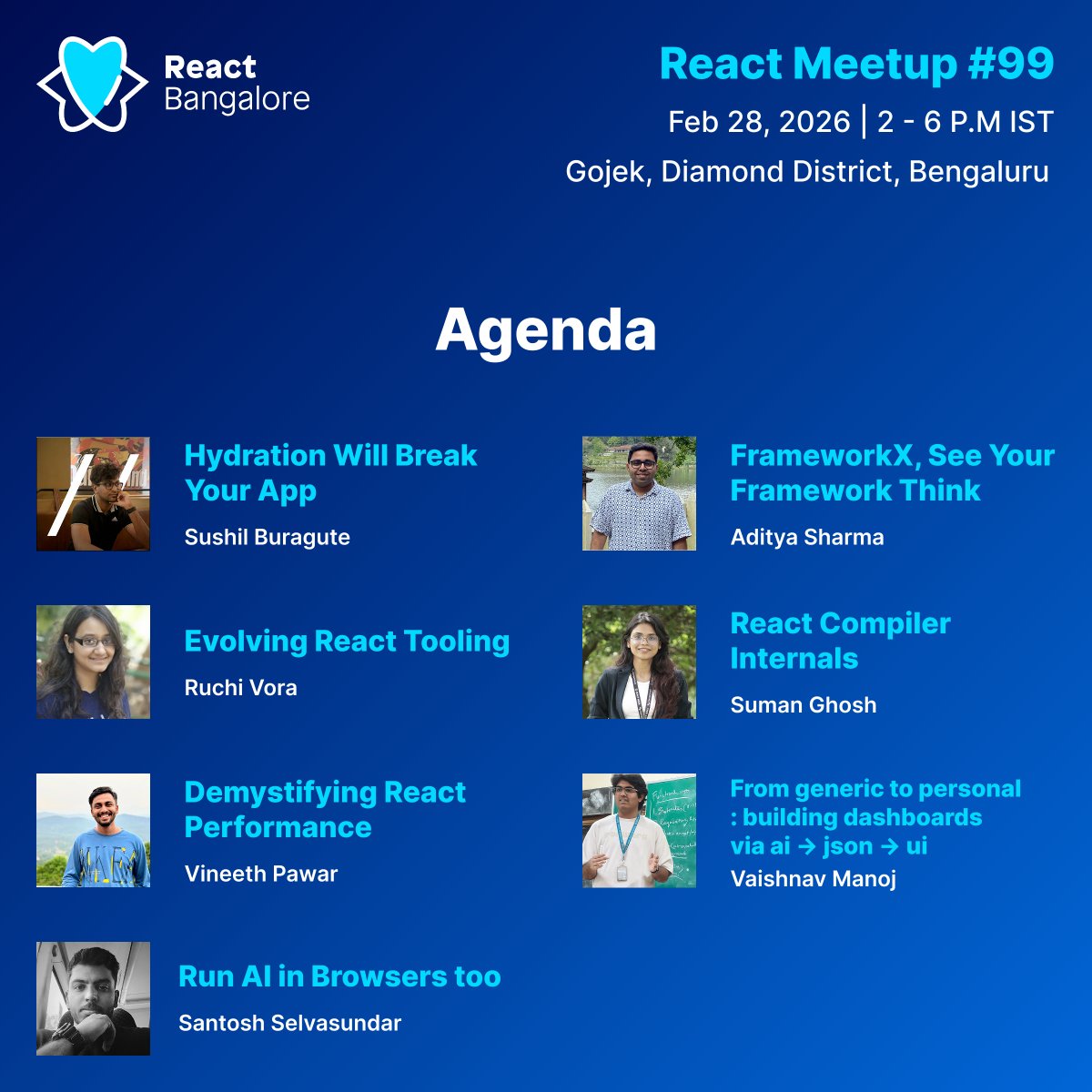 React Bangalore tweet media