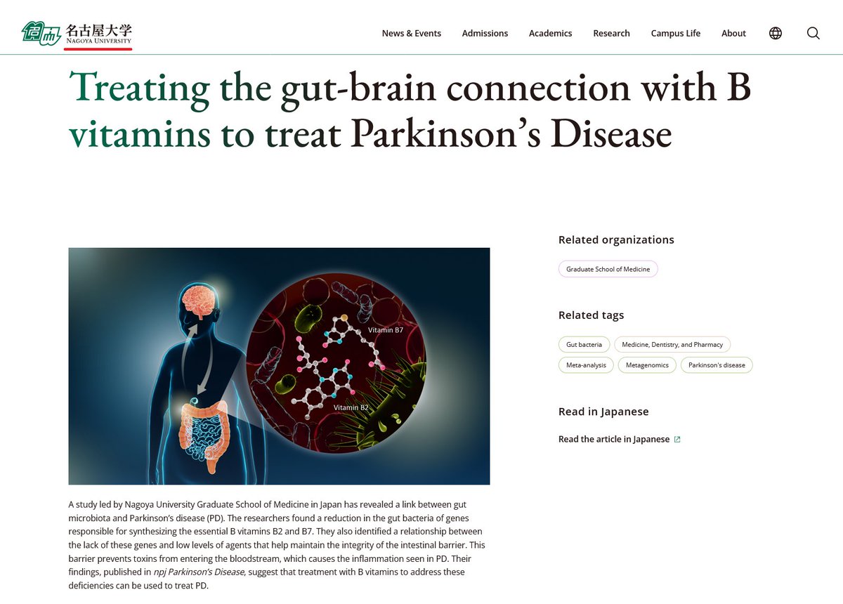 Bilim adamları, Nihayet Parkinson Hastalığının Sırrını Çözdüler, Parkinson'a Bağırsakta B2 ve B7 Vitamini Eksikliğinin Neden Olduğunu Tespit Ettiler
2024 yılında Nagoya Üniversitesi araştırmacıları tarafından yürütülen ve 5 ülkeden 94 Parkinson hastası ile 73 sağlıklı kontrolü