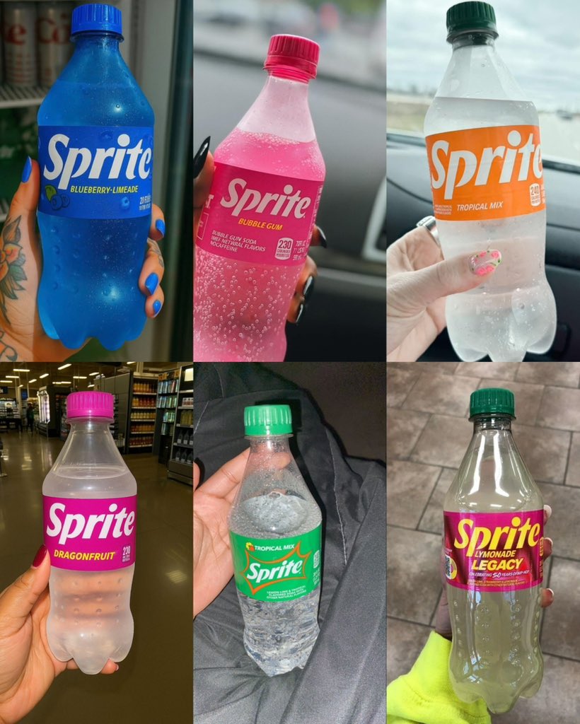 dfwmenah's tweet image. As a sprite lover, we need these different flavors in Nigeria