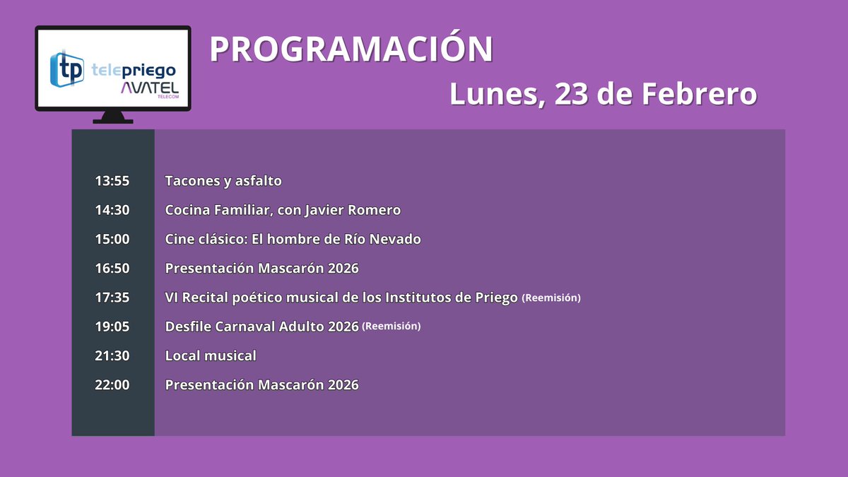 #telepriego #AvatelTelecom #clictv🎞️📷#canalrecuerda #febrero2026 #Cuaresma2026 📷 ✝️