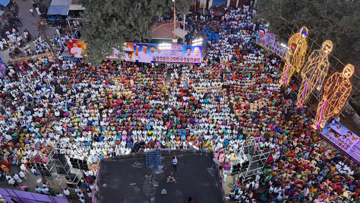 arivalayam's tweet image. தமிழ்நாடு தலைகுனியாது – பரப்புரை

மக்களின் மாபெரும் எழுச்சிமிகு ஆதரவோடு 150 தொகுதிகளைக் கடந்த தமிழ்நாடு தலைகுனியாது பரப்பரை

தமிழ்நாடு சட்டப்பேரவைத் தேர்தலில் வரலாற்று வெற்றியை உறுதி செய்யும் வகையில் தமிழ்நாடு தலைகுனியாது பரப்புரையானது பிப்ரவரி 1 ஆம் தேதி முதல் தமிழ்நாடு முழுக்க