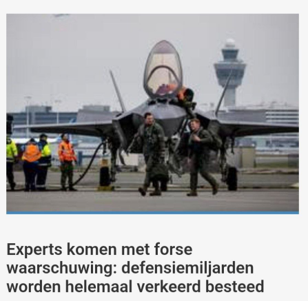 Miss_Royal73's tweet image. Een land volledig leegtrekken voor #defensie en dan dit... 🪖 Geld wát al niet naar defensie zou moeten gaan en dan ook nog eens verkeerd inzetten?! 😏
#bezuinigingen #zorg #pensioenen #KabinetJette 

archive.fo/cv7Bo