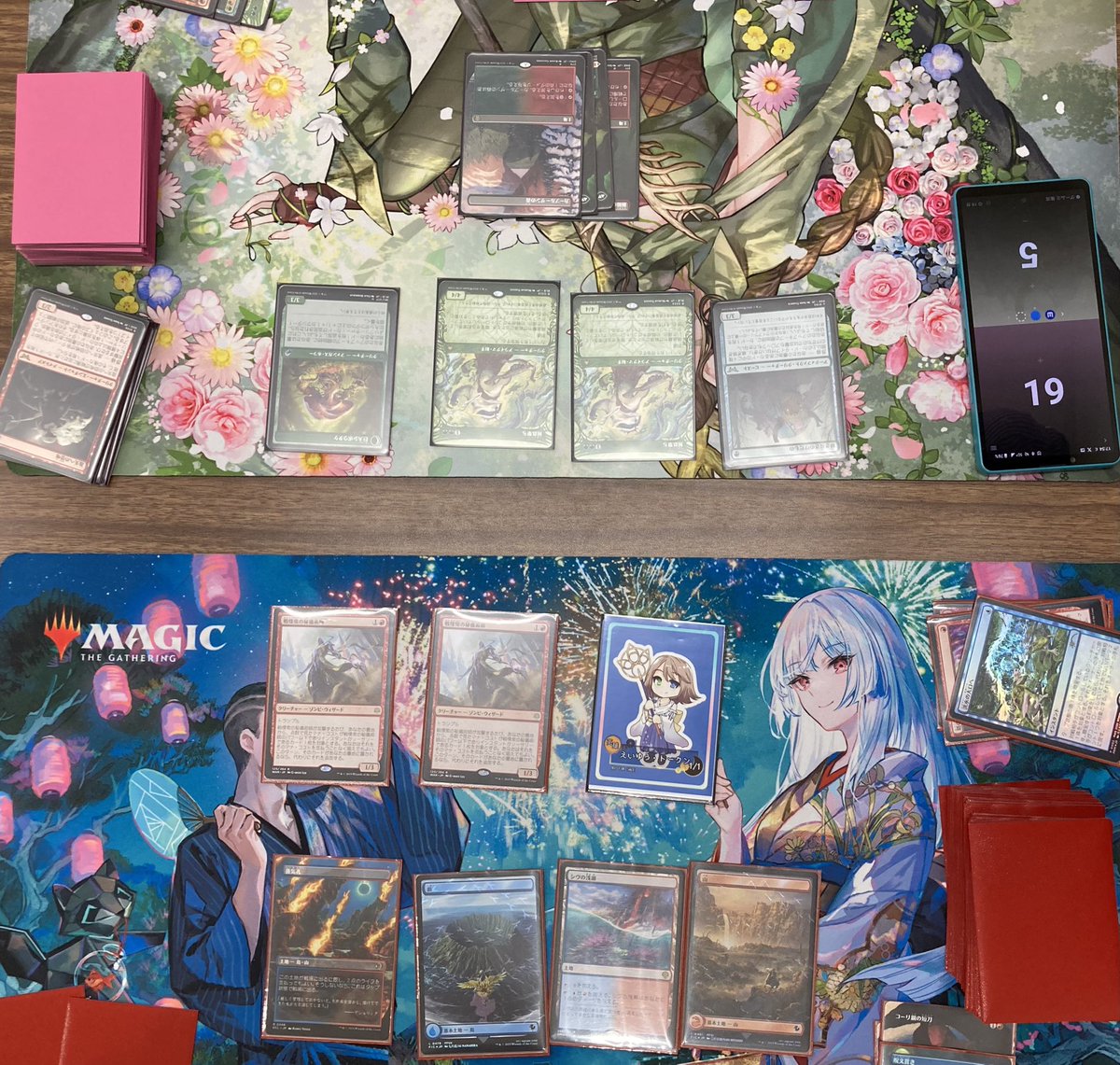 月曜日のMTGパイオニア感謝祭的なやつは5名様で行われました！ 優勝(3