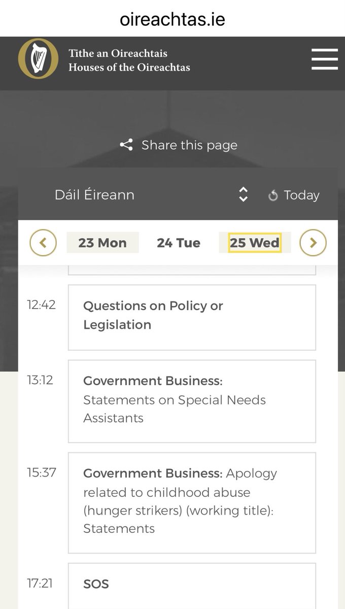 breeda_murphy's tweet image. On Wednesday at 15.37 the #Dáil will under #Government Business read an #Apology related to childhood #abuse (hunger strikers) per Schedule below 
#IndustrialSchools
#ReformatorySchools
#ArchitectureOfContainmeny  

Watch live on @OireachtasNews TV channel