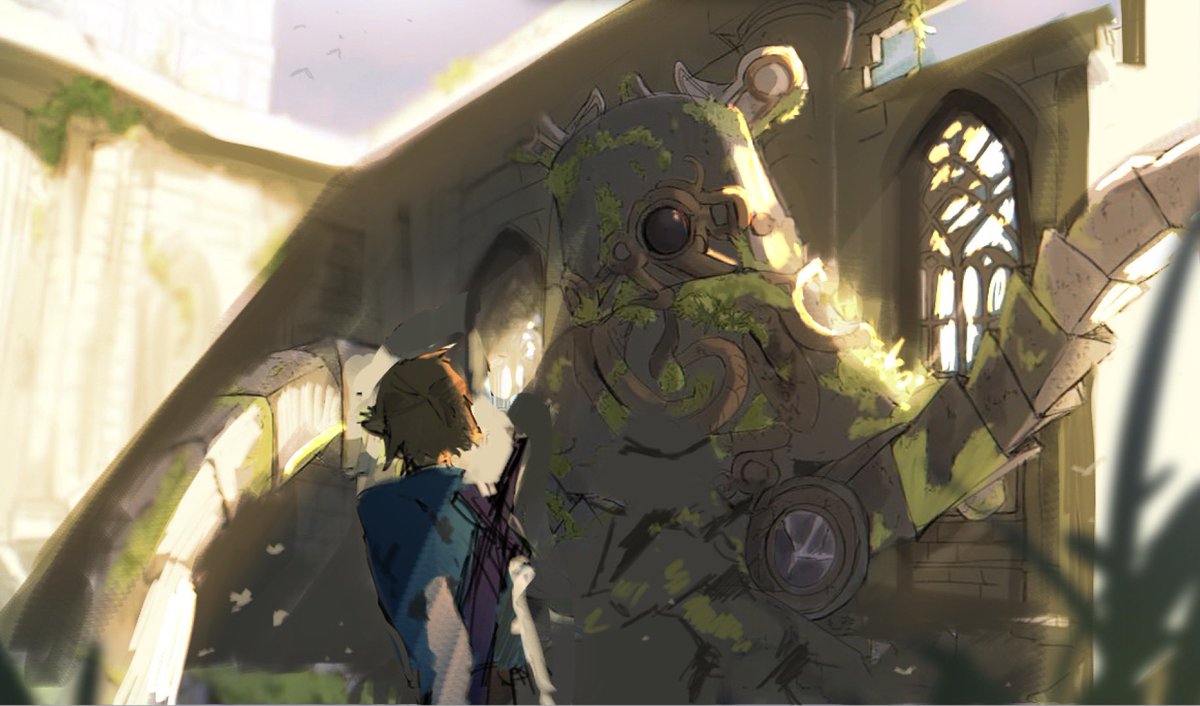 Nemu_Star's tweet photo. 2020年に描いたブレワイ絵を自己添削してみた https://t.co/Q1PZSaC2gE