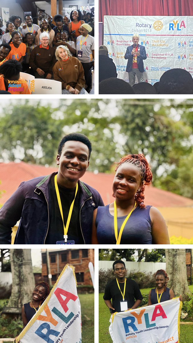 KiteeziRotaract's tweet image. Huge shoutout to everyone who rocked #RYLA! 🌟 Special thanks to Rayan and Damally who represented Rac Kiteezi with pride! 💪 Your energy and passion made it unforgettable! 🙌 #Rotaract #Kiteezi #UNITEFORGOOD #RYLA2026