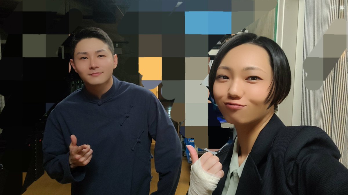 鵺が疾る
全公演無事に終演致しました！
劇場に足を運んで下さった皆さん、ありがとうございました！

久しぶり共演同期にも感謝～💠
#鵺が疾る #青年座