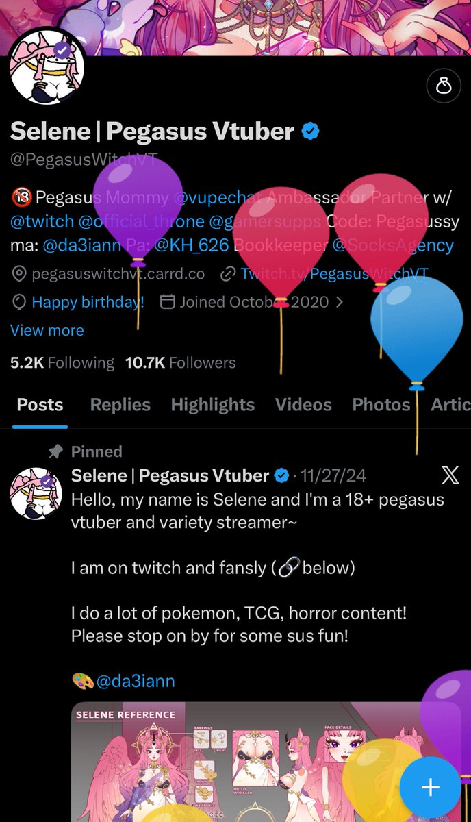 Selene | Pegasus Vtuber tweet media